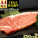 【ふるさと納税】くまもと黒毛和牛 サーロインステーキ 500g ( 250g x 2枚 ) 牛肉 冷凍 《30日以内に出荷予定(土日祝除く)》 くまもと黒毛和牛 黒毛和牛 冷凍庫 個別 取分け 小分け 個包装 ステーキ肉 にも サーロインステーキ