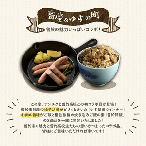 【鹿児島県立曽於高等学校コラボ】＼ナンチクブランド豚『ゆずポーク』使用！／曽於豚飯(計480g・160g×3P) 豚肉 炊き込みご飯 柚子【ナンチク】A936