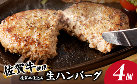 佐賀牛仕込みハンバーグ 4個｜ハンバーグ ハンバーグ ハンバーグ ハンバーグ ハンバーグ ハンバーグ【A163】