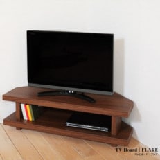 FLARE コーナーテレビ台 ロータイプ