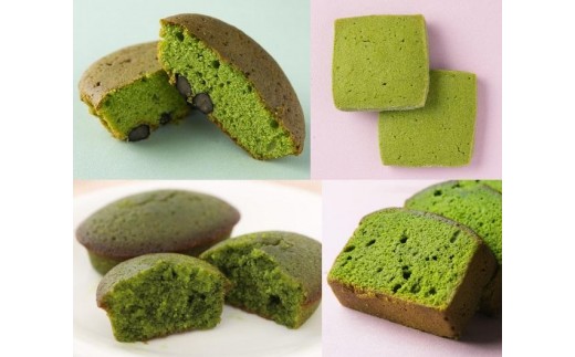 
お茶屋の抹茶焼き菓子４種１０個詰合せ
