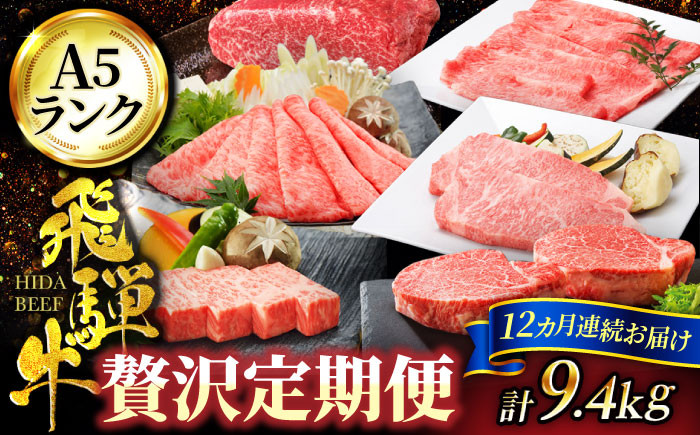 
            飛騨牛 【12回定期便】贅沢定期便コース【有限会社マルゴー】 もも肉 ヒレ肉 ロース サーロイン イチボ ランプ [MBE038]
          