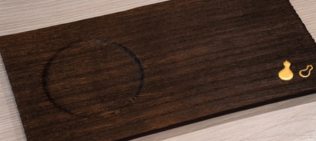 【桐工芸】（うさぎ）ちょこっとトレー蒔絵