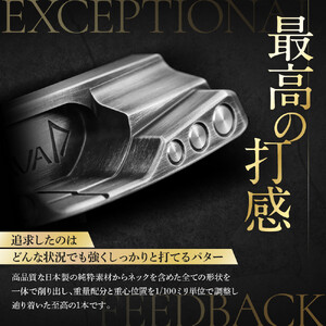 LEGITMAN　362 CS_T  SUS303×A5052のコンポジットマレットタイプ　34インチ　センターシャフト仕様【 ゴルフ パター 削り出しパター 大阪府 門真市】