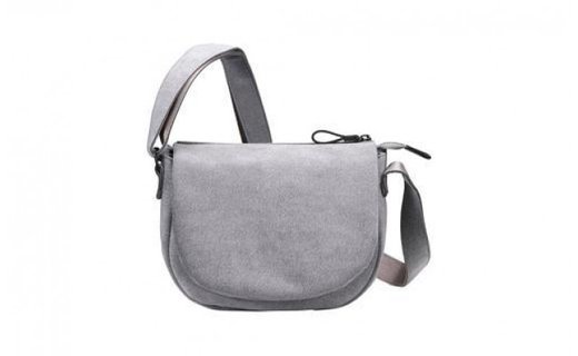 【ふるさと納税】豊岡鞄 TUTUMU スエード Flap mini（S4001）ミックスグレー / ミニショルダーバッグ メンズ レディース シンプル 小さめ