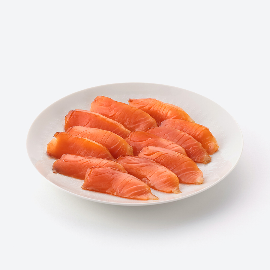 ＜海童工房 魚寅＞「サーモン」冷燻製75g×10（計750g）(Mku-007)