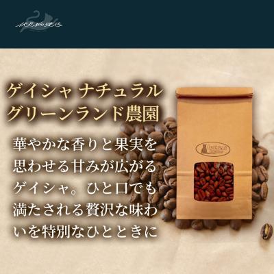ふるさと納税 福島市 【2回定期便】珈琲豆 ゲイシャナチュラル ミャンマー200g×3袋No.3274 |  | 01