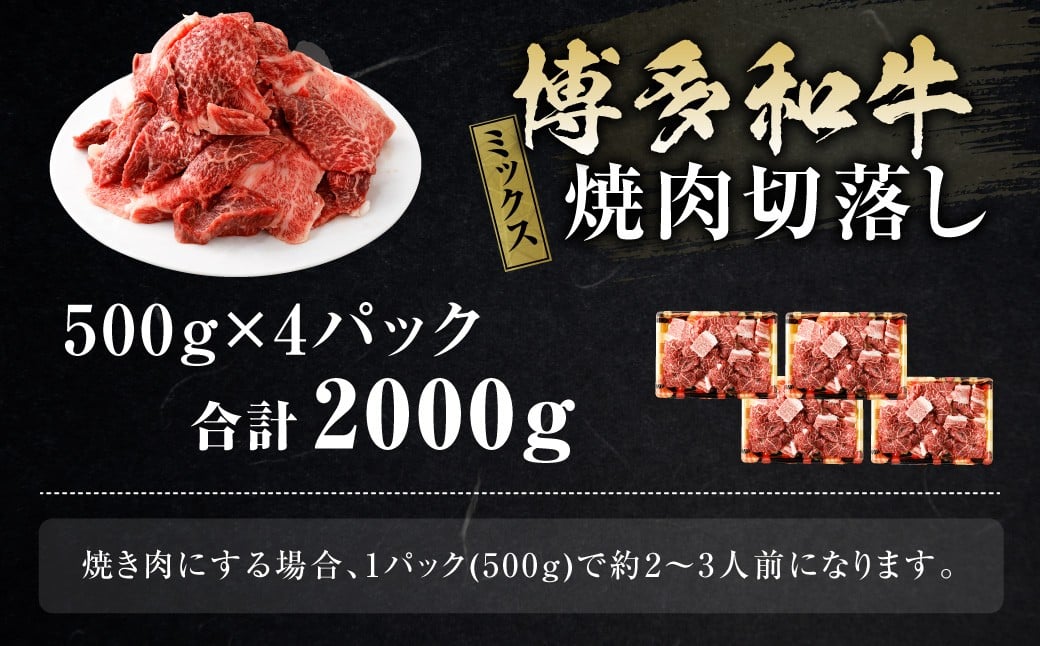 博多和牛 焼肉 切落し ミックス
