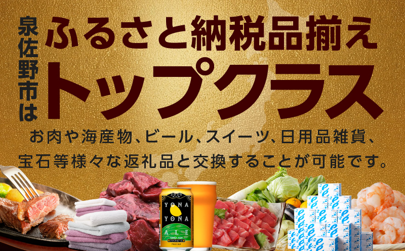 【有効期限なし】 あとから選べる 泉佐野ふるさとギフト（寄附400,000円コース）【3000品以上掲載 高評価 カタログ 肉  牛たん ビール  かに サーモン 野菜 定期便 おせち タオル ティッ