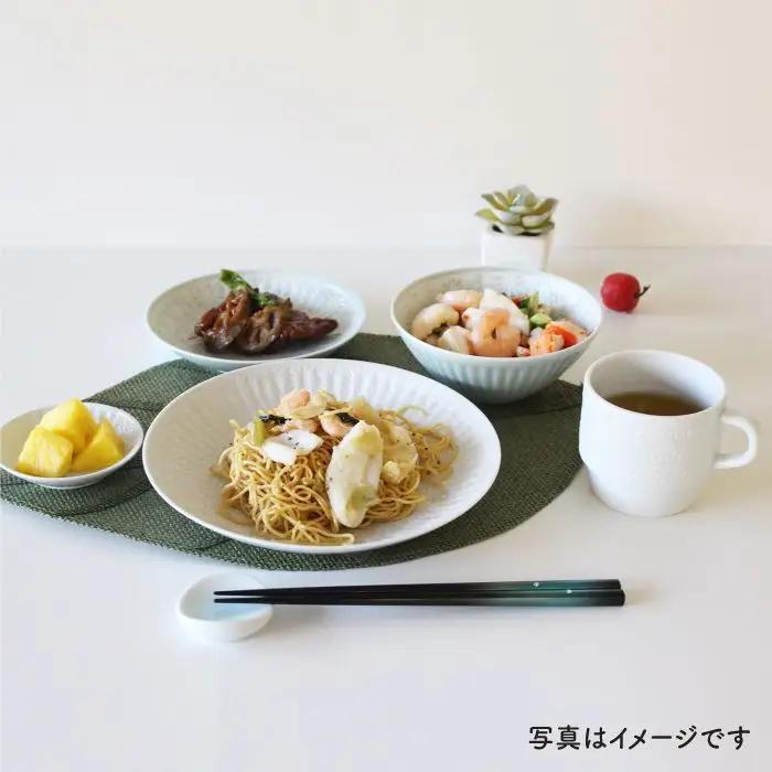 【波佐見焼】麻の葉シリーズ 21.5cm プレート L ブルー 5枚セット 大皿 食器 皿 【陶芸ゆたか】 [VA51]  波佐見焼