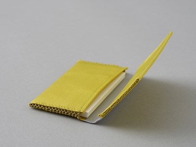 手織絹綴の名刺入れ【2020年モデル】【色：鉄紺】