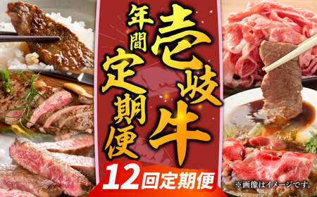 【全12回定期便】壱岐牛年間定期便【2026年4月下旬以降順次発送】[JBO162] 肉 和牛