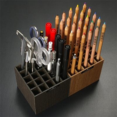 ふるさと納税 海南市 和歌山県海南市 バスク ペンスタンド S 25本 ブラウン 2個セット おしゃれでかわいいペン立て |  | 02