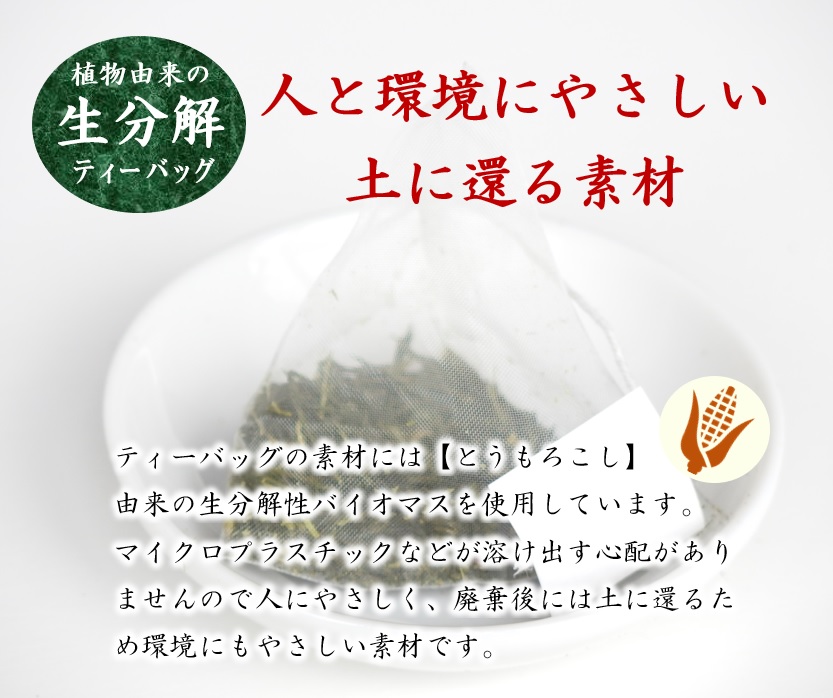 煎茶 ティーバッグ 6袋 セット 有機 オーガニック 岡部茶 お茶 静岡 茶葉 日本茶 静岡県 藤枝市