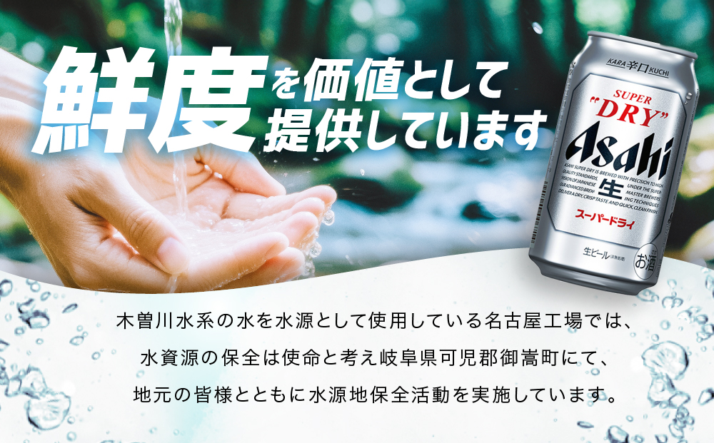 アサヒ　スーパードライ缶350ml×24本　2ケース