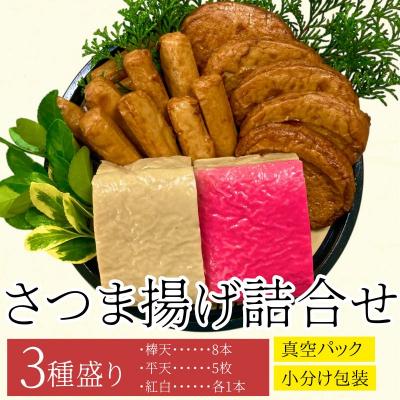 ふるさと納税 肝付町  老舗の味!さつま揚げ・かまぼこセット B (3種)　P10002