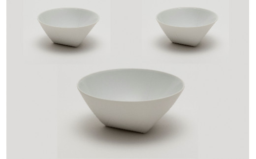 
有田焼2016/Bowl 3個Set（White120×2、180×1）
