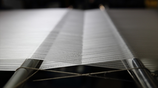 郡内織物「富士桜工房」シルクネクタイ 桜花   臙脂色