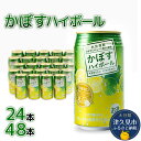 【ふるさと納税】かぼすハイボール 340ml× 24本 / 48本 チューハイ カボスサワー ハイボール 大分県産 九州産 津久見市 国産 送料無料