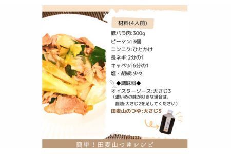 【 熟成 まろやか 】 蕎麦一筋50年 独自ブレンド 田麦山 の そばつゆ  | 調味料 そば 田麦山