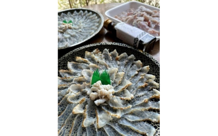 ふぐ セット 2～3人前 桜ふぐ 刺身・炙り 豪華2枚 鍋用 あら から揚げ用 ぶつ切り 割烹千代 萩 フグ 魚｜HG001016