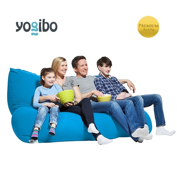Yogibo Giga Max Premium（ヨギボー ギガ マックス プレミアム）＜アクアブルー＞-[G762-16]