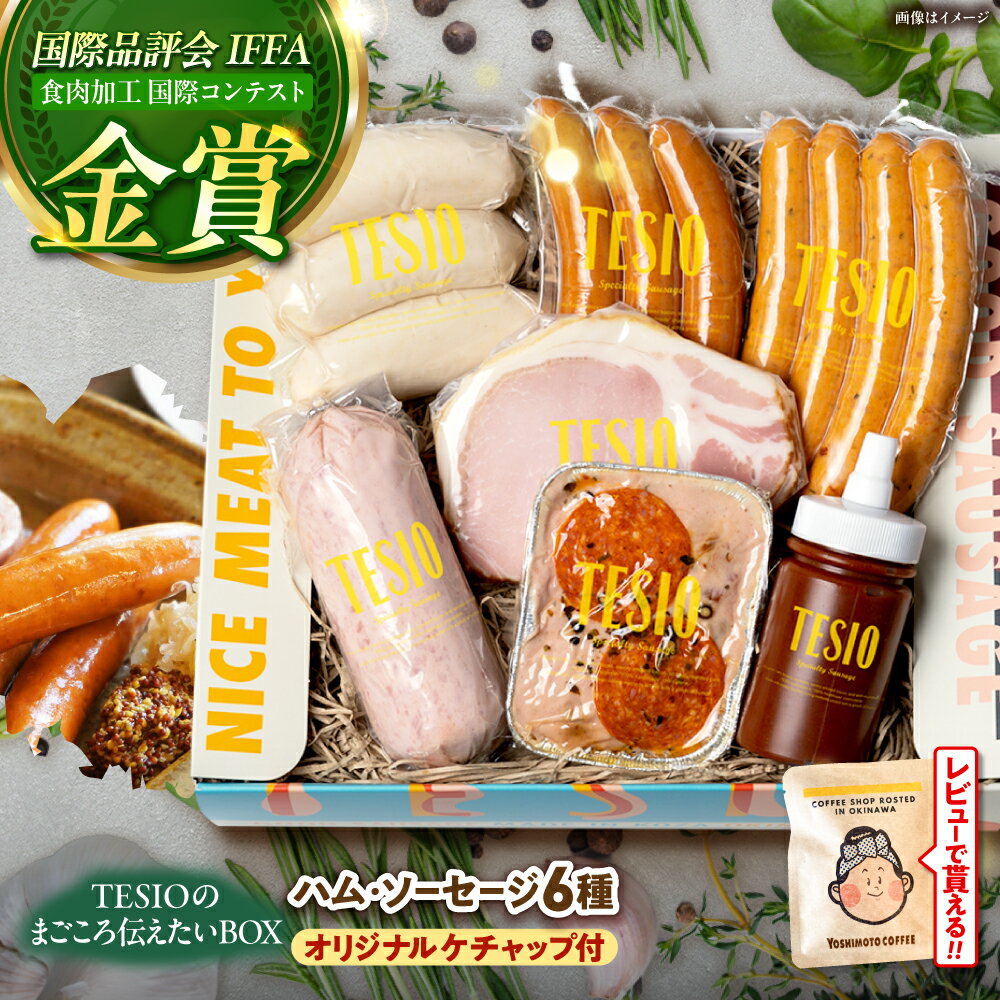 【ふるさと納税】TESIOの自家製 ハム ＆ ソーセージ 『まごころ伝えたいBOX』 豚肉 小分け 真空パック 沖縄市 / TESIO [BCAD003] セット・詰め合わせ ソーセージ ハム 手作り ▼ 年末年始 年末 年越し お正月