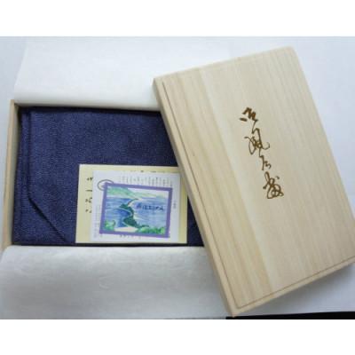 ふるさと納税 与謝野町 友禅風呂敷 鮫小紋(紺青/灰) 1枚 |  | 03