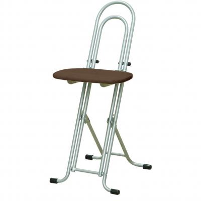 ふるさと納税 八尾市 ルネセイコウ　W-150Tベストホビーチェア(ダークブラウン/シルバー)(F153)