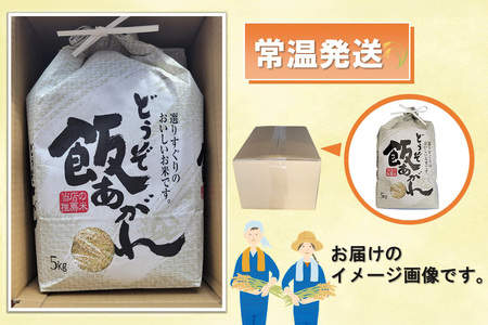 【令和7年産】さがびより 玄米 5kg【10ヶ月定期便】農園(H061B32)