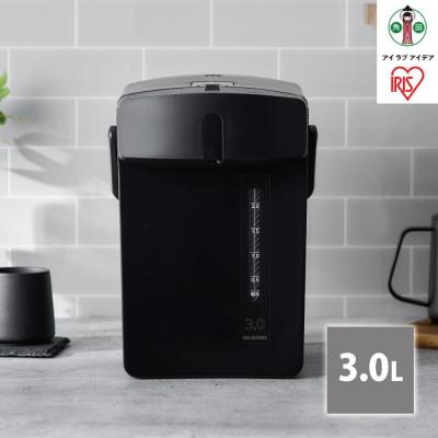 ふるさと納税 角田市 ジャーポット　 3.0L 　メカ式　IMHD-230-B　ブラック