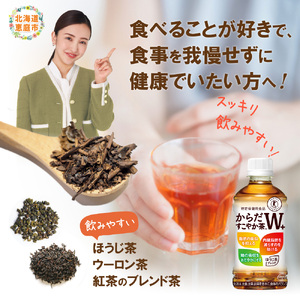 『定期便：全4回』からだすこやか茶W+ 350ml×24本【38003401】