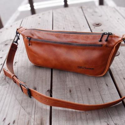 ふるさと納税 ひたちなか市 Ciwau leathers 【BOAT BAG】チェスナットブラウン　　CW-BTB-CBR |  | 01