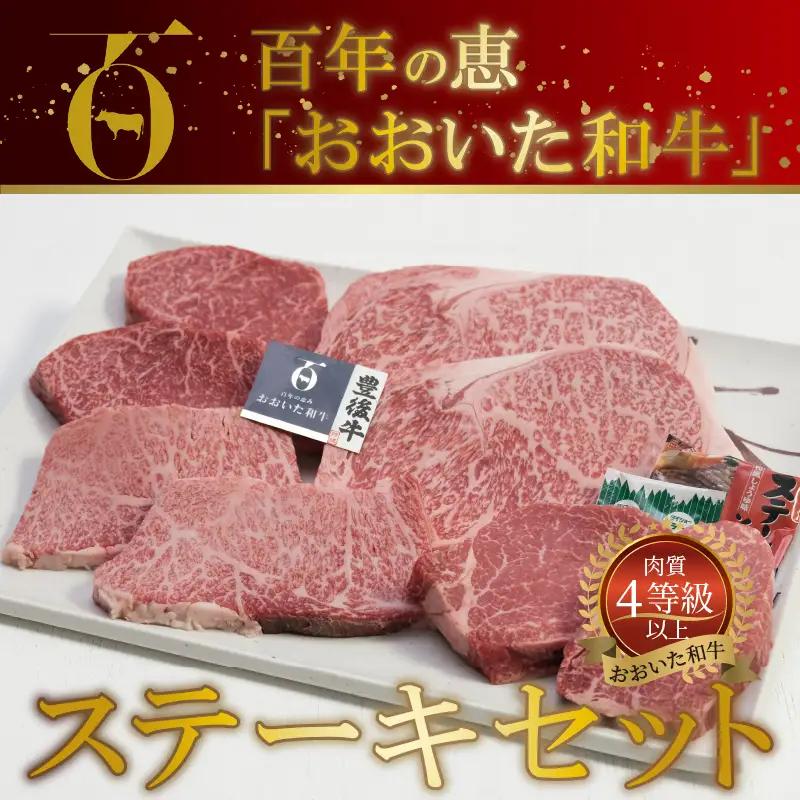 百年の恵 「おおいた和牛」 ステーキセット約800g A01066