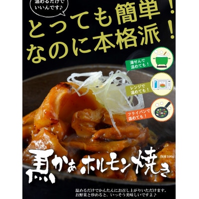 馬かぁ!ホルモン焼き1kg(100g×10パック)(南阿蘇村)【配送不可地域：離島】【1417923】
