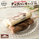 【ふるさと納税】 シャトレーゼ チョコバッキー 選べる 本数 12本入り 24本入り 36本入り アイス 詰め合わせ セット バニラ＆チョコ バニラ チョコ 2種類 チョコ好き デザート おすすめ 人気 山梨県 北杜市 バレンタイン ホワイトデー