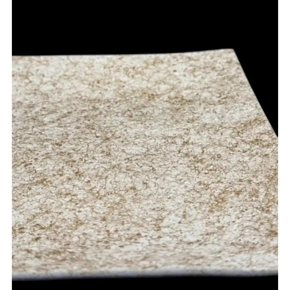 波スクエアプレート S 乱糸(マット仕上げ)純白［NF84］