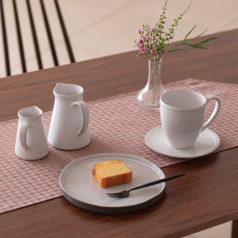 Calm Table runner with tassel／カルム テーブルランナー タッセルつき Sサイズ プラム wsg0033_イメージ2