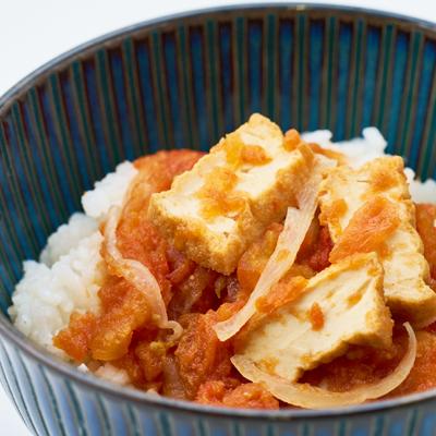ふるさと納税 白山市 まっとうトマト丼　3個入り |  | 02