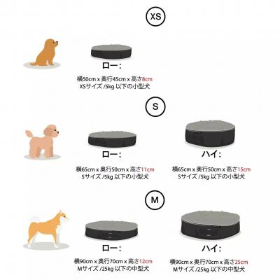 ふるさと納税 みなかみ町 【アンビエントラウンジジャパン】犬ペットラウンジ Low ベージュ・シープオーガニック(S) |  | 01