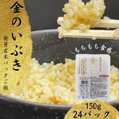 【宮城県産玄米】金のいぶき　発芽玄米パックごはん(150g×24個)【配送不可地域：離島・沖縄県】【1353378】