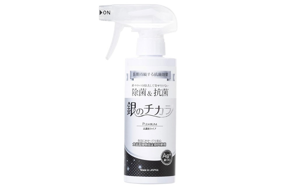 
            銀のチカラ 濃度10ppm スプレー 300ml 除菌 消臭 抗菌 銀イオン 細菌 ウイルス対策 ペット 衛生管理 消臭 安心 安全
          