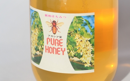 国産純粋はちみつ アカシア 600g ビン詰め　|　はちみつ