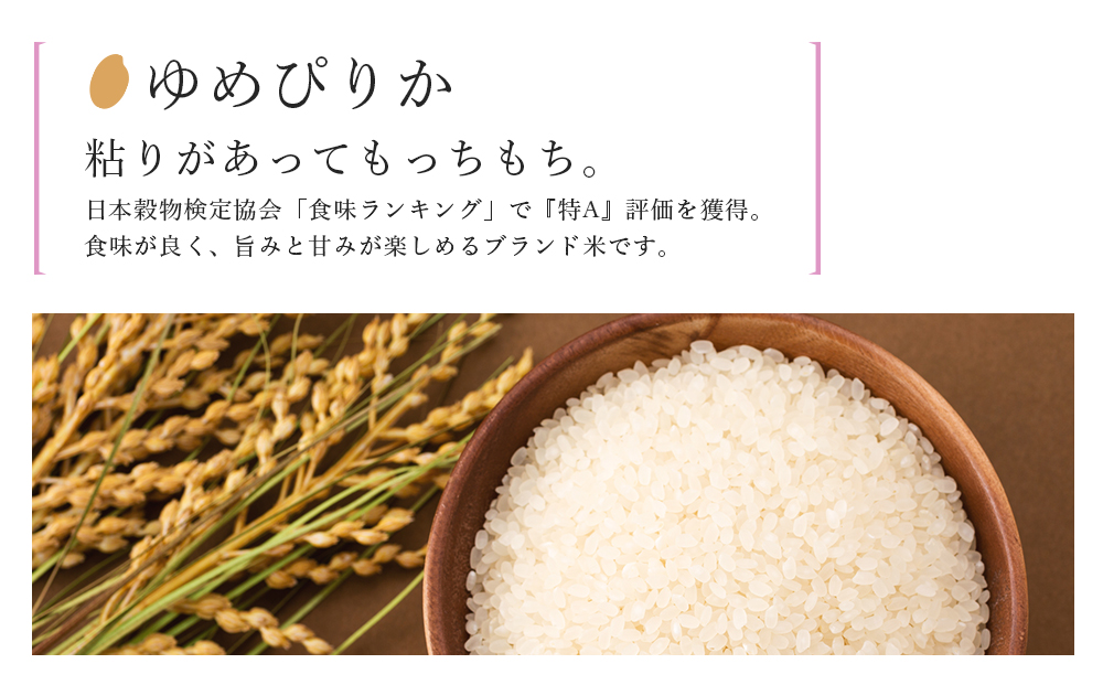 【令和8年産新米予約】 【9カ月定期便】特別栽培米産地直送「ゆめぴりか 10kg」《帰山農園》
