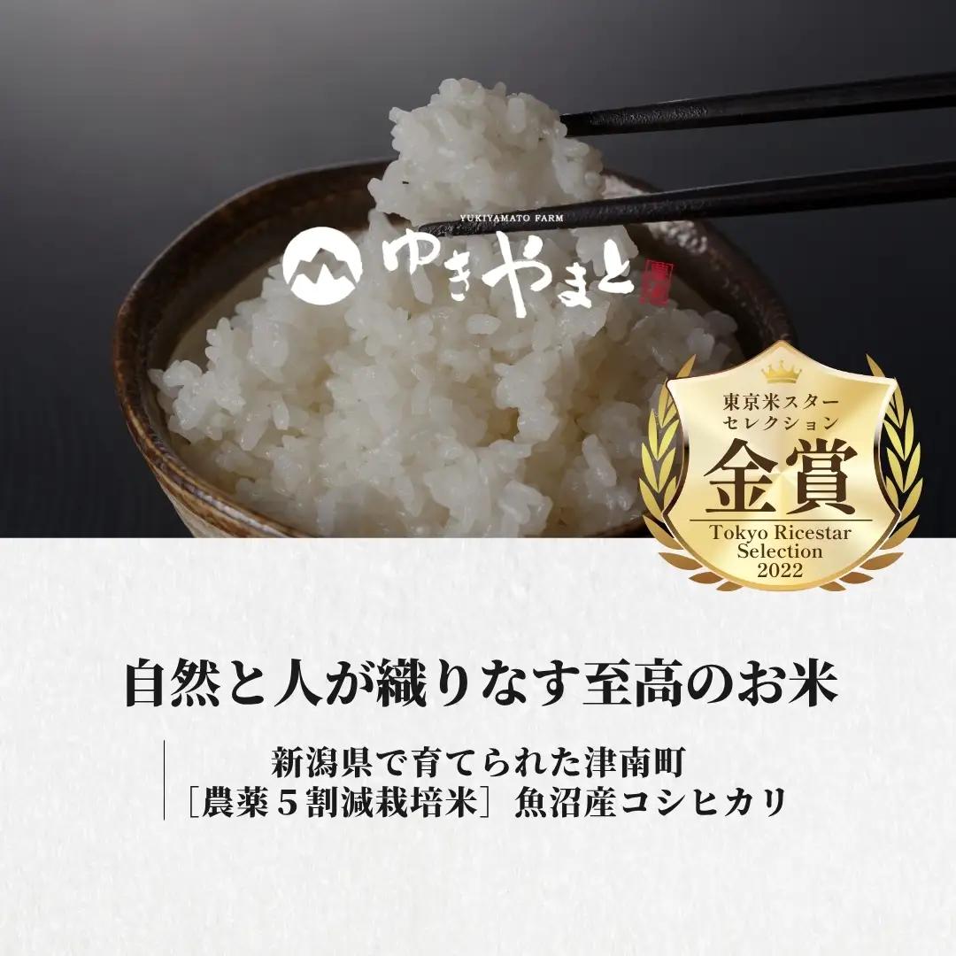 令和8年産先行予約 魚沼産コシヒカリ  特別栽培  ゆきやまと 10kg（5キロ×2袋） | 津南町 魚沼
