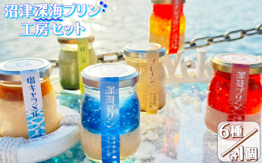 プリン 6個 セット 深海 プレーン 塩キャラメル 抹茶 あさひ 苺 【 沼津港 で 大人気 】 贈答 ギフト 用 母の日 父の日