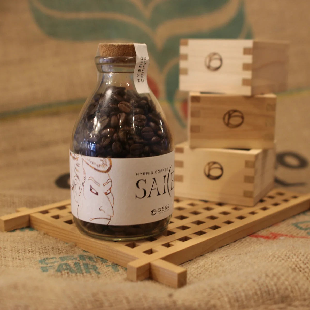ハイブリッドコーヒー　和酒 アロマバッグ100g【粉に挽く】（3376）