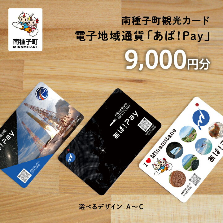 【ふるさと納税】南種子町観光カード（電子地域通貨「あば!Pay」）9,000円分 種子島 たねがしま 鹿児島県 返礼品 【南種子町】