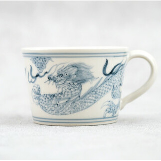 有田焼 坂本窯陶工房 龍絵スープマグ A30-343_イメージ4