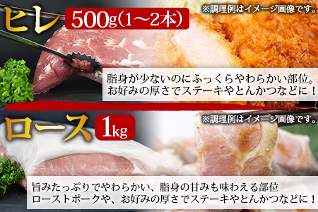 ＜宮崎県産豚肉ブロック 4種セット（ヒレ・ロース・モモ・バラ）合計3.5kg＞翌月末迄に順次出荷【 肉 豚肉 国産豚肉 九州産豚肉 宮崎県産豚肉 豚肉 大容量 豚肉 豚肉ブロック 豚肉 】【a0406